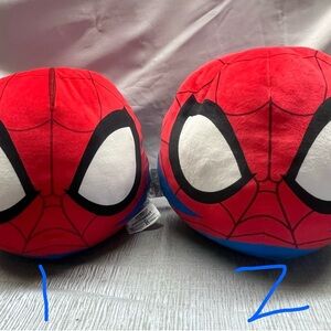 Marvel Spiderman Plush Pillow - Red, Blue & White